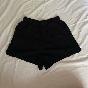 Black Linen BP Shorts